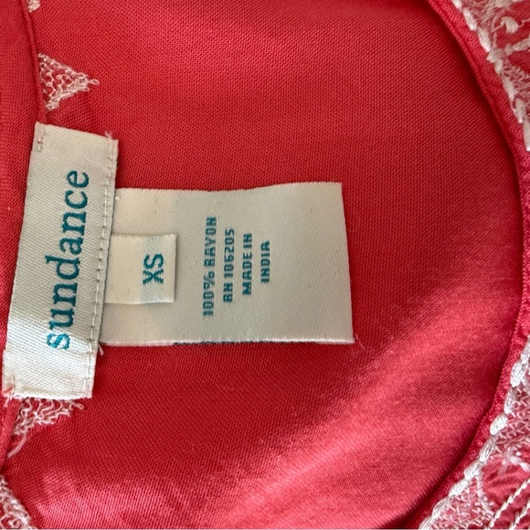 Sundance‎ Pink Art of Geometry Embroidered Western Sleeveless Tank Size XS - Picture 5 of 5